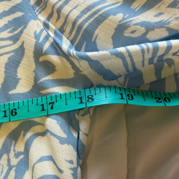 NWT Maaji white and blue boho tunic or coverup size L - Picture 11 of 14